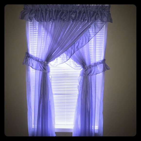 Beautiful Sheer Lavender Curtains - Picture 1 of 8
